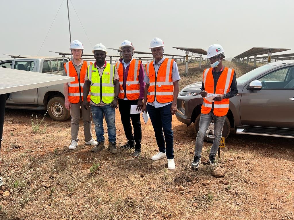 Visit of the Blitta solar farm: infrastructure tour