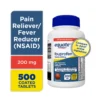 Equate Ibuprofen 200 mg (500 Comprimés)_Plan de travail 1 Equate Ibuprofen 200 mg, Soulagement de la Douleur et Réducteur de Fièvre (500 Comprimés)