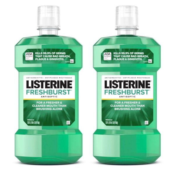 Listerine Freshburst Listerine Freshburst – Bain de Bouche Antiseptique pour une Haleine Fraîche 1 L